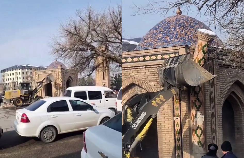 Samarqandda tarixiy bino buzib tashlangani rad etildi 